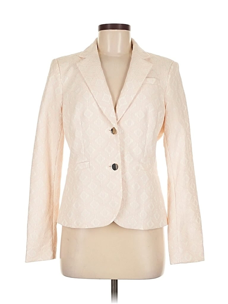 Pre-owned Calvin Klein Blazer Jacket In White