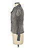 Teenflo Silver Black Long Sleeve Blouse Size 8 - photo 5