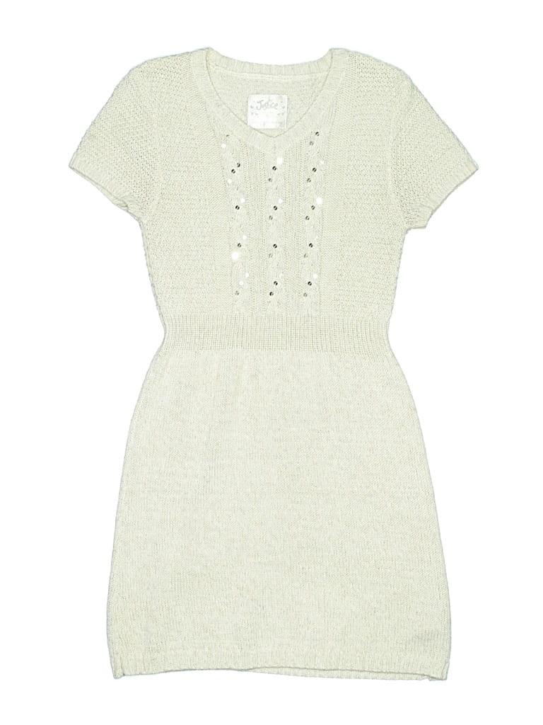 Pre-owned Justice Kids' Dress In Green