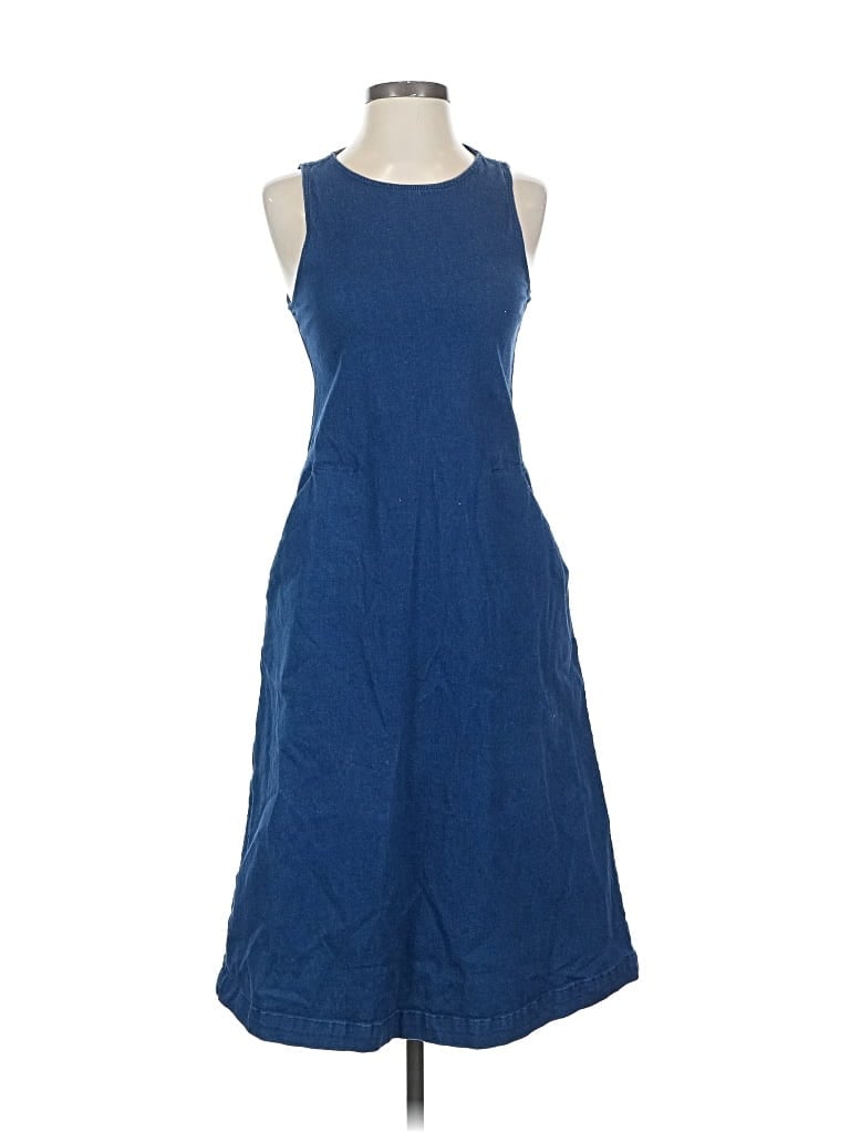 Pre-owned Trafaluc By Zara Casual Dress In Blue