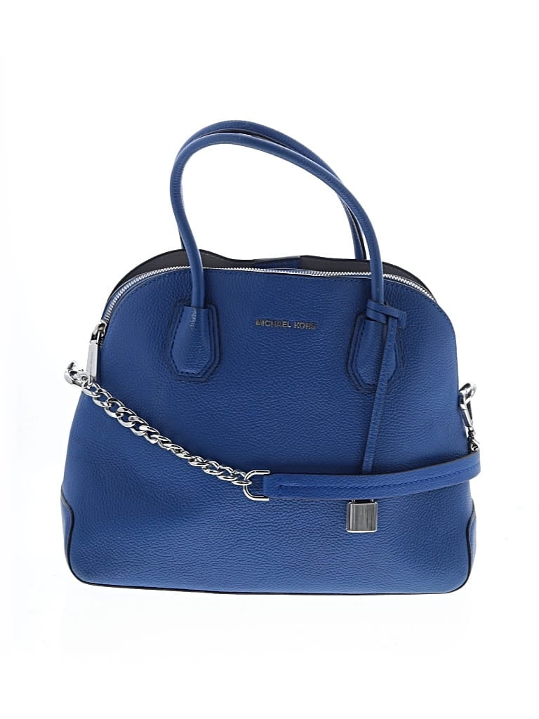 MICHAEL MICHAEL KORS Pre-owned Leather Satchel In Blue