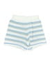 Shein 100% Polyester Stripes Blue Shorts Size L - photo 1