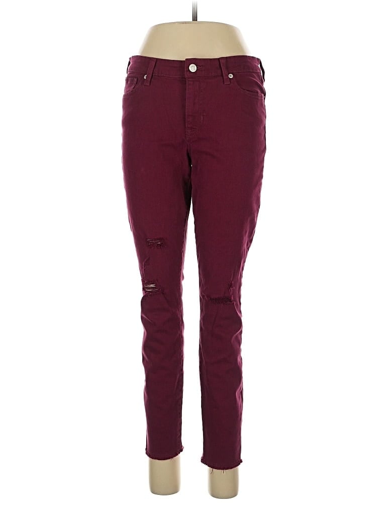 Pre-owned Gap Outlet Jeans In Burgundy