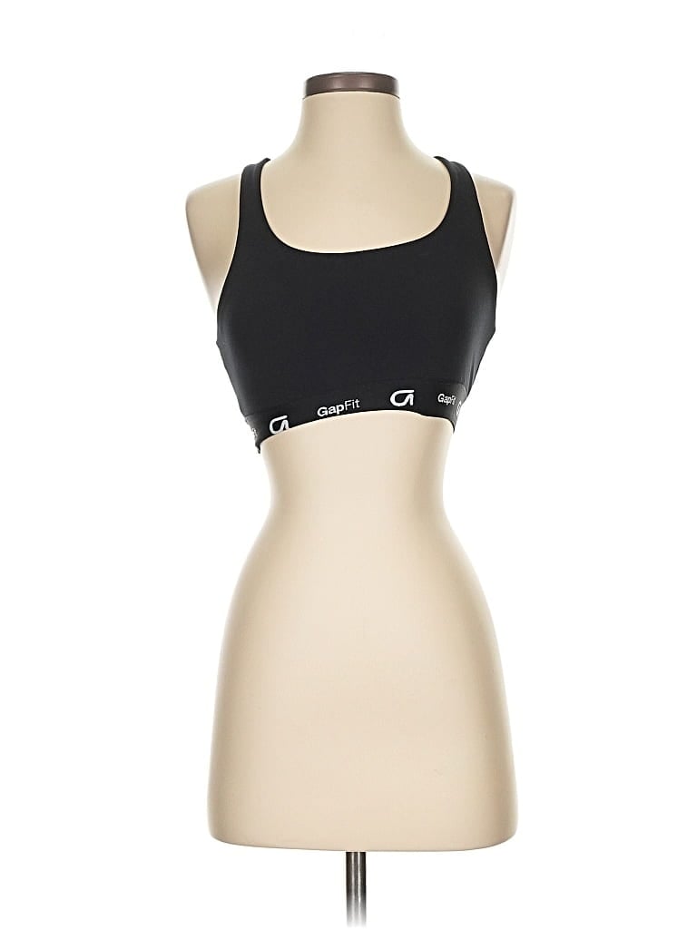 Pre-owned Gap Fit Sports Bra In Black