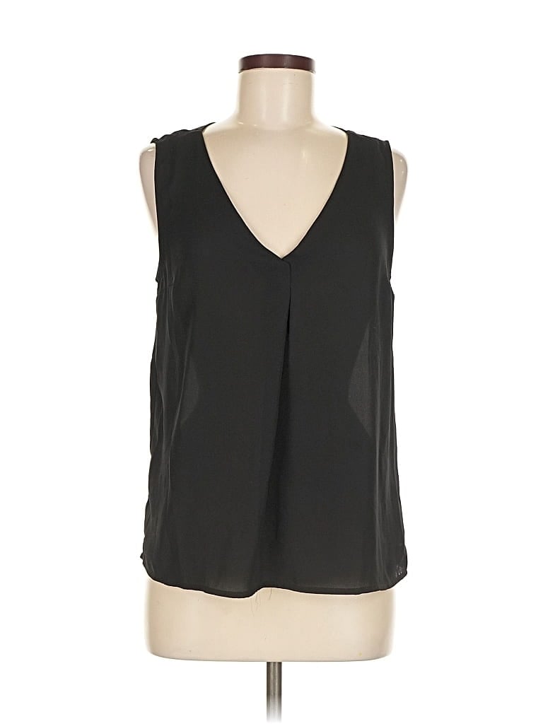 Pre-owned Modcloth Sleeveless Blouse In Black