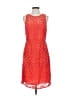 J.Crew Collection 100% Polyester Orange Cocktail Dress Size 6 - photo 1