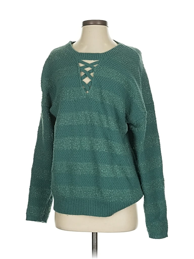 Pre-owned Unbranded Pullover Sweater In Green
