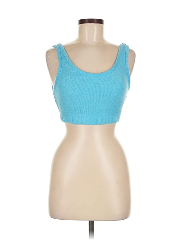 UNBRANDED Pre-owned Tank Top Blue Strapless Neckline Tops