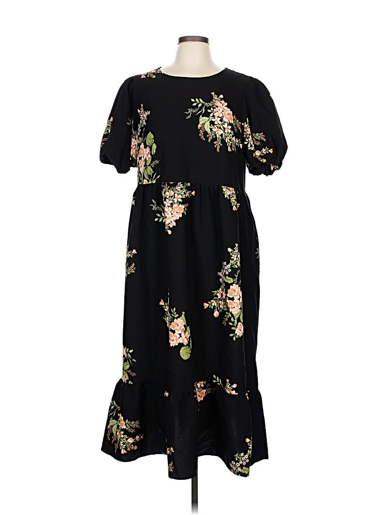 Pre-owned Sugarlips Casual Dress In Black