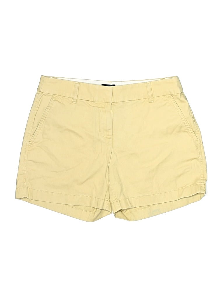 Pre-owned J.crew Factory Store Khaki Shorts In Yellow