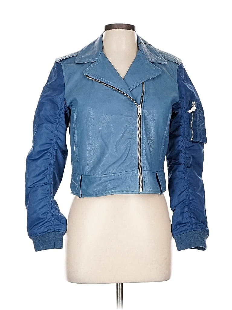 Pre-owned Sandro Jacket In Blue