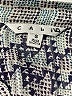 CAbi 100% Polyester Houndstooth Blue Short Sleeve Turtleneck Size S - photo 7