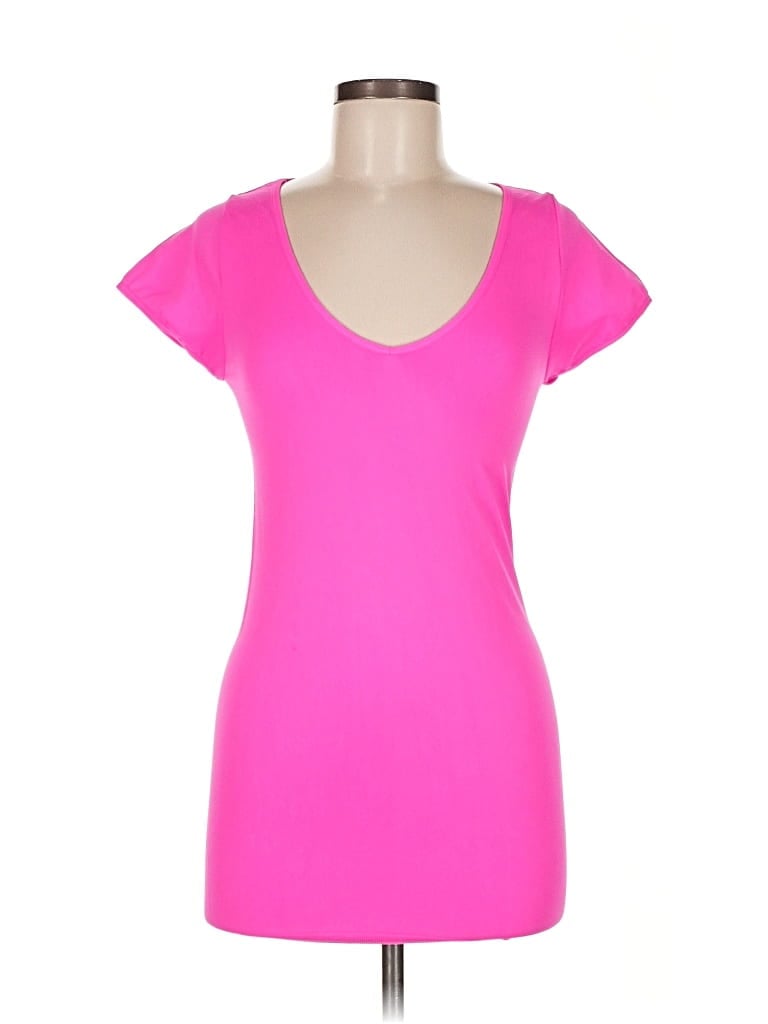 Pre-owned Assorted Brands Short Sleeve T-shirt In Pink