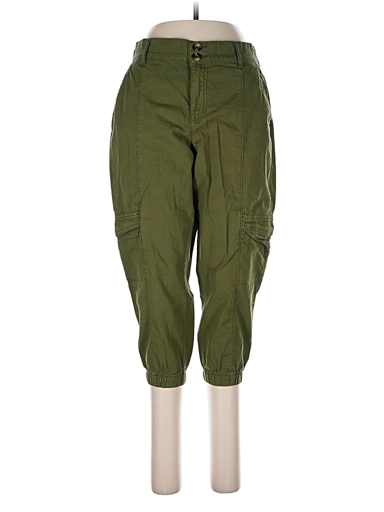 Pre-owned Sonoma Goods For Life Cargo Pants In Green