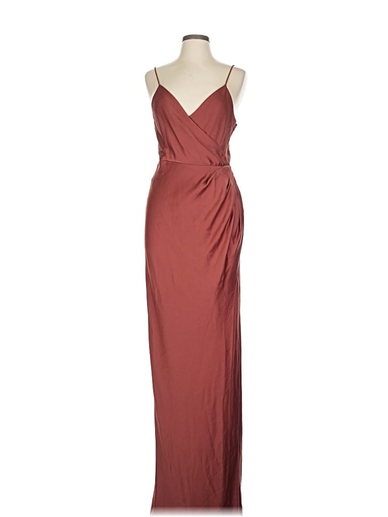 Pre-owned Bhldn Cocktail Dress In Burgundy
