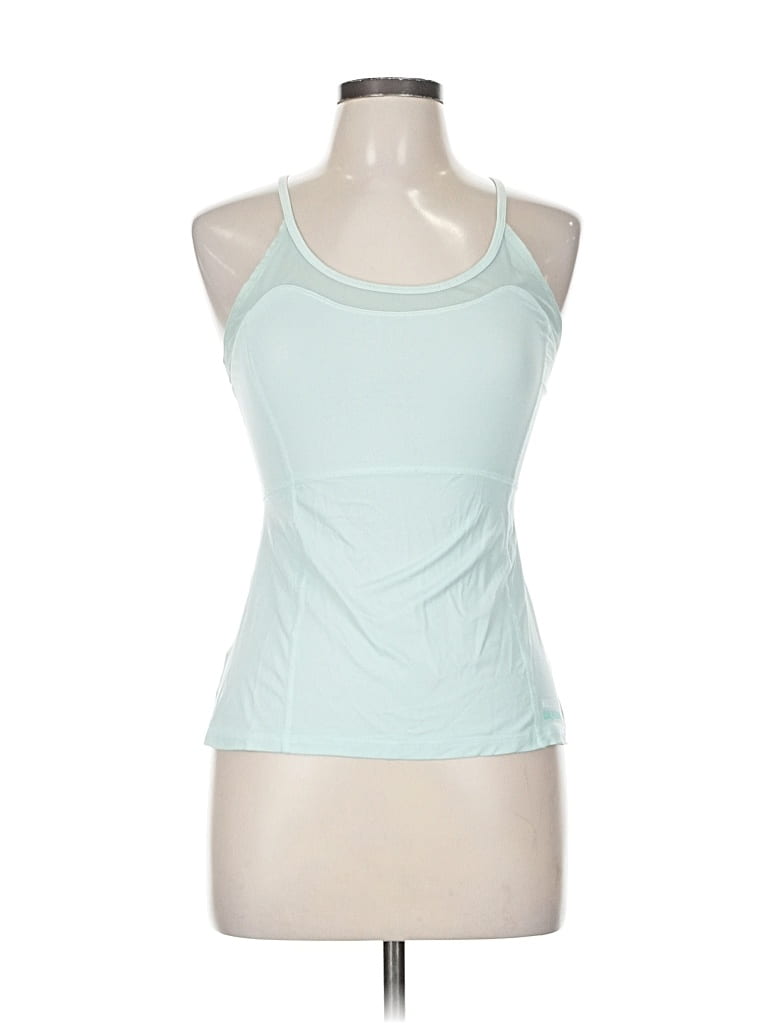 Pre-owned Hollister Sleeveless Top Teal Halter Neckline Tops In Blue