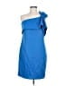 Halston Heritage 100% Polyester Blue Cocktail Dress Size 6 - photo 1