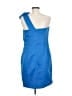 Halston Heritage 100% Polyester Blue Cocktail Dress Size 6 - photo 2