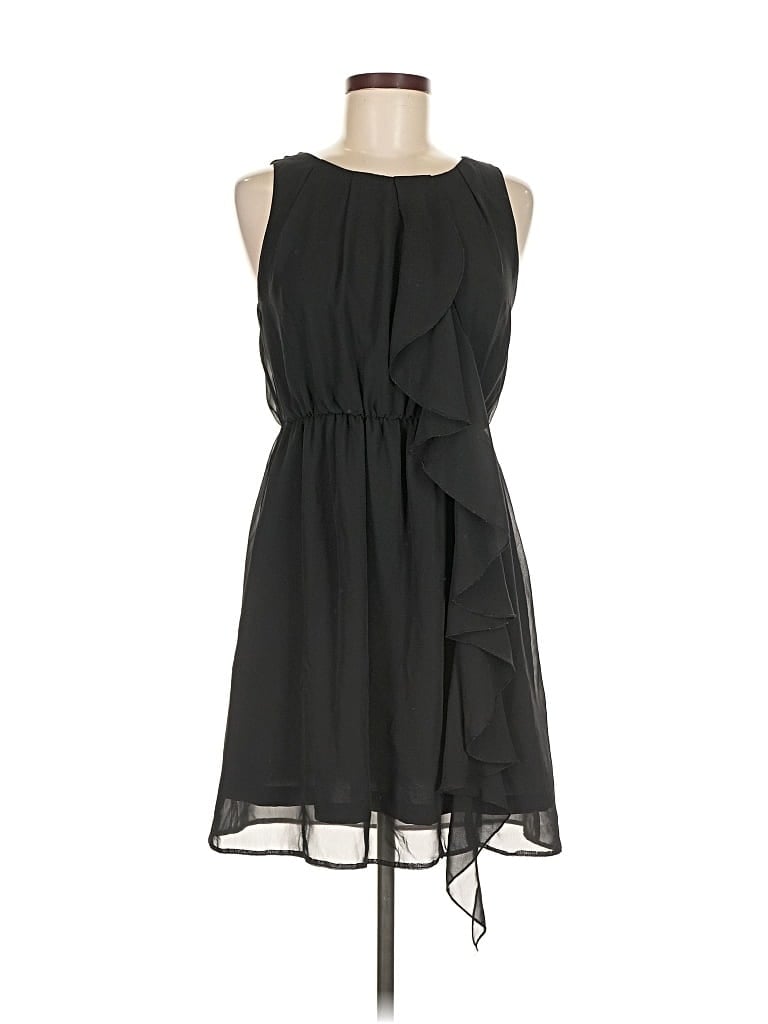 Pre-owned H&m Casual Dress In Black