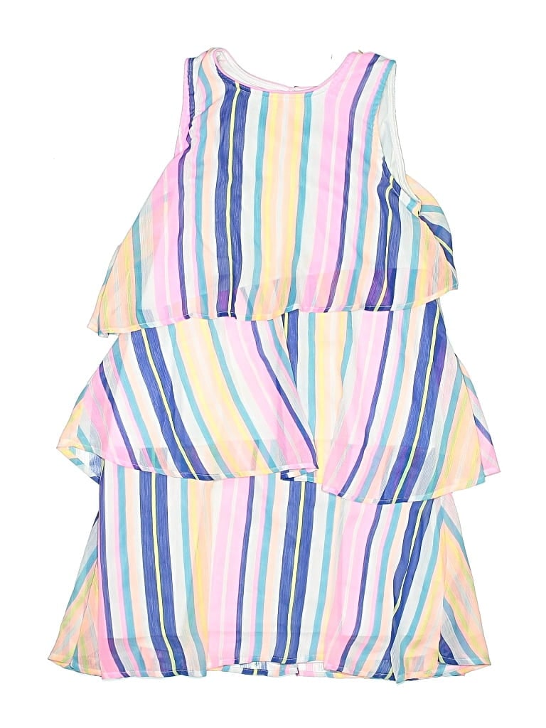 Pre-owned Wonder Nation Kids' Dress In White