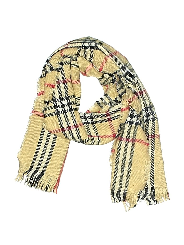 Pre-owned Assorted Brands Scarf In Brown