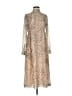Charles Henry 100% Polyester Animal Print Tan Cocktail Dress Size XS - photo 1