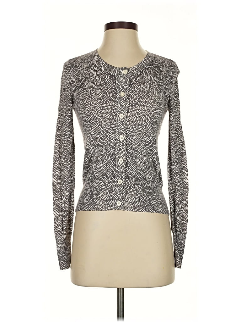 Pre-owned Banana Republic Factory Store Cardigan Sweater In Gray