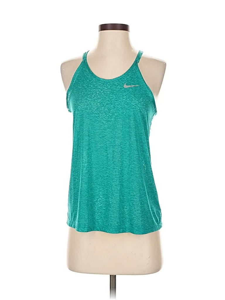Pre-owned Nike Active Tank Top In Blue