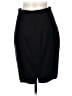 Per Se Solid Black Wool Skirt Size 6 - photo 2