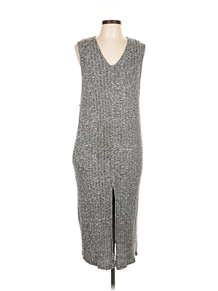 Pre-owned Left Coast By Dolan Casual Dress In Gray