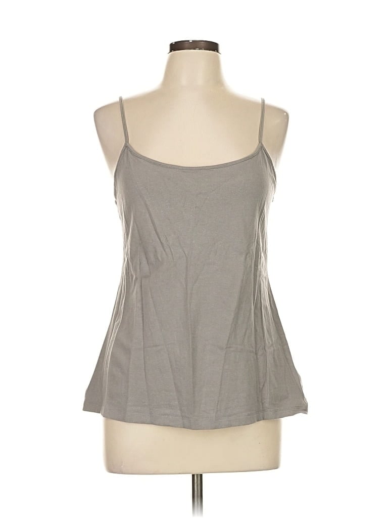 APT. 9 Pre-owned Tank Top Gray Strapless Neckline Tops