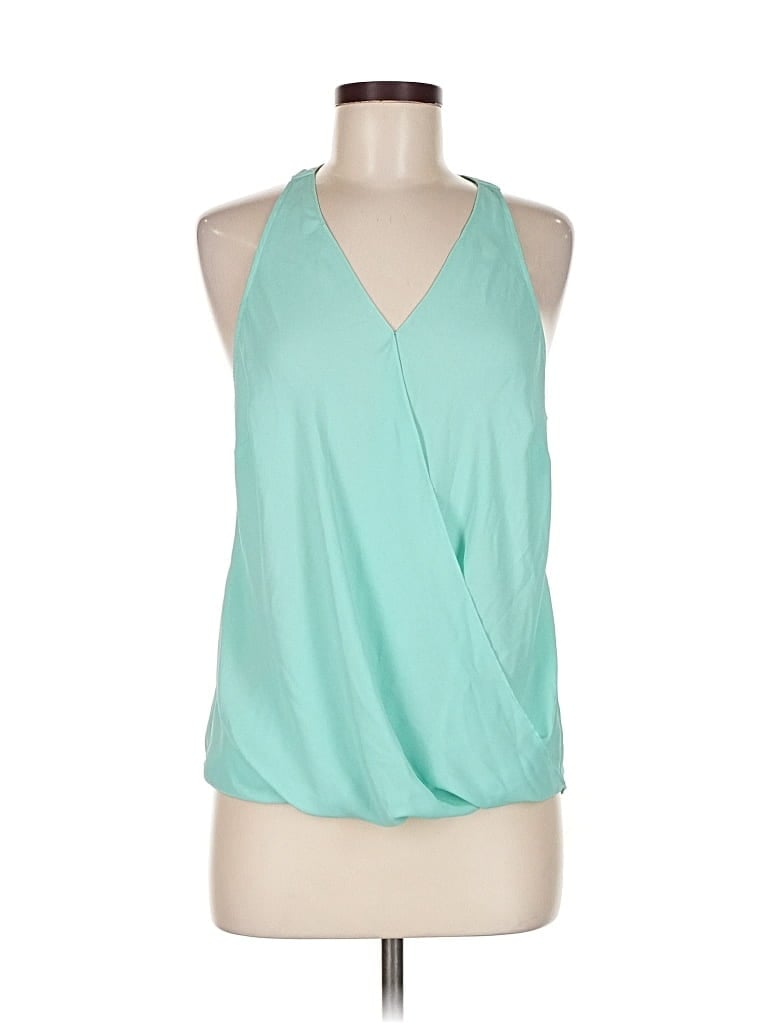 Pre-owned Gianni Bini Sleeveless Blouse In Blue