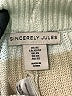 Sincerely Jules 100% Cotton Stripes Ivory Shorts Size XS - photo 3