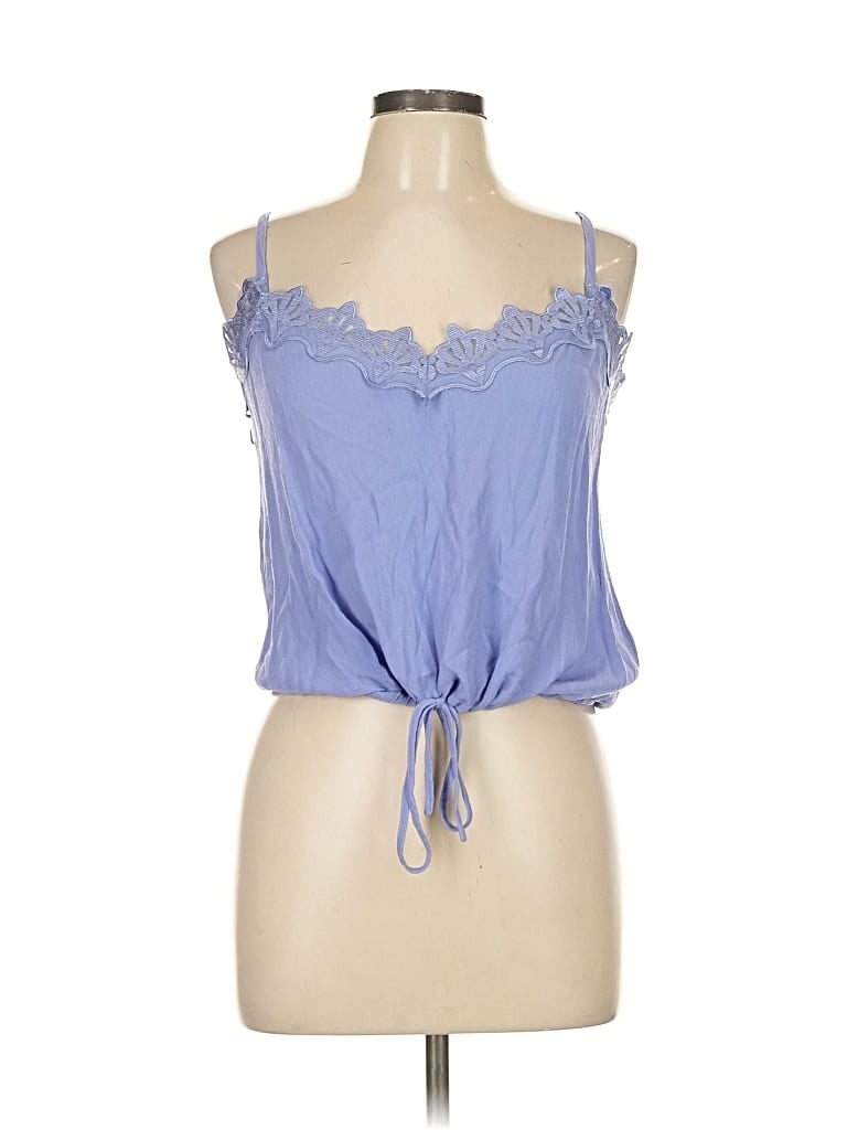 Pre-owned Code X Mode Sleeveless Blouse In Blue