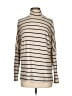 Eri + Ali Stripes Ivory Turtleneck Sweater Size XS - photo 1