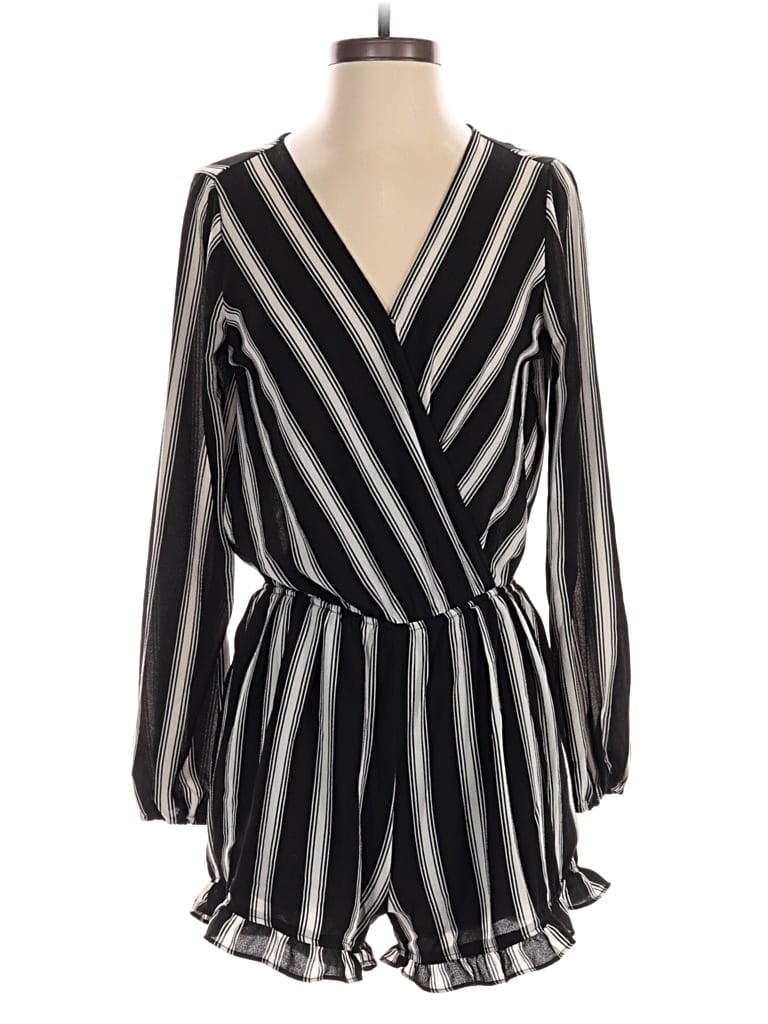 Pre-owned Mimi Chica Romper In Black