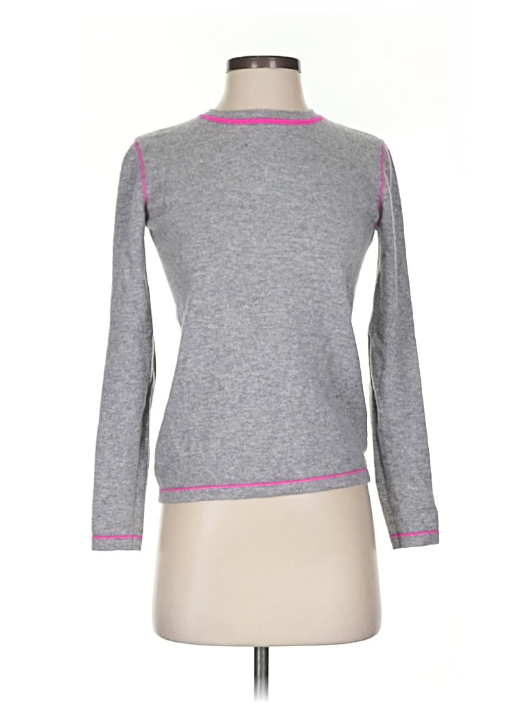 Pre-owned Chelsea & Theodore Pullover Sweater In Gray