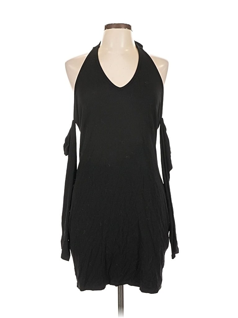 Pre-owned Shein Casual Dress In Black