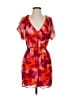 Bebe 100% Polyester Tie-dye Red Cocktail Dress Size XS - photo 1