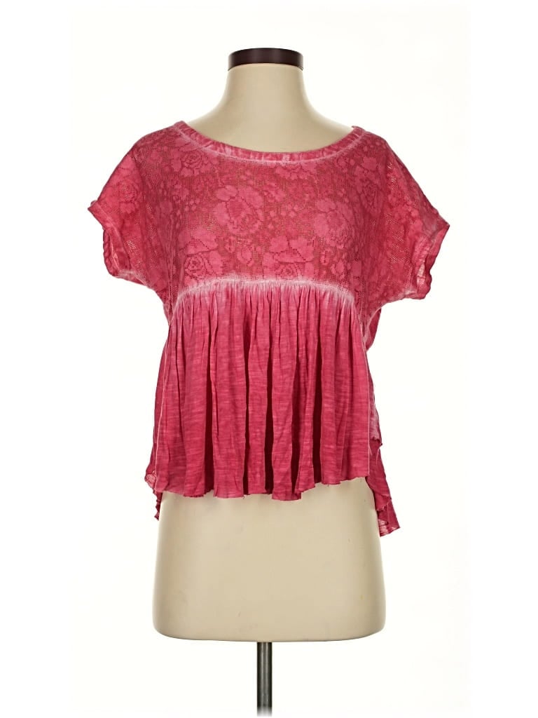 Pre-owned Jessica Simpson Short Sleeve T-shirt In Pink