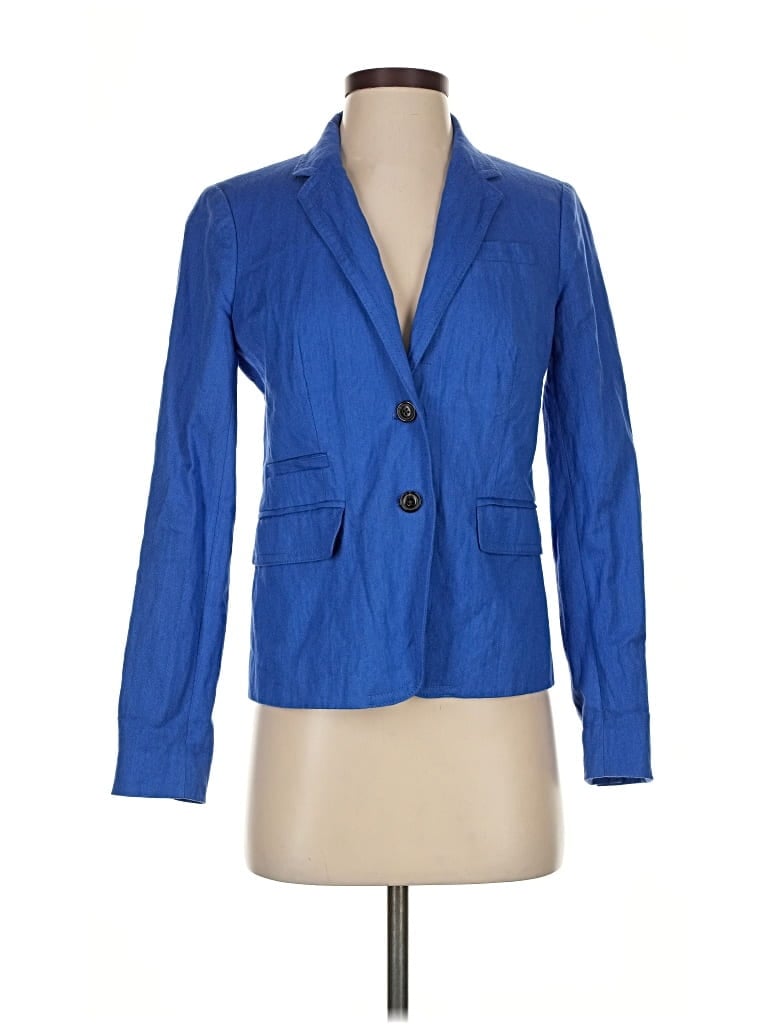 Pre-owned J.crew Collection Blazer Jacket In Blue