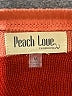 Peach Love 100% Acrylic Stripes Red Pullover Sweater Size M - photo 7