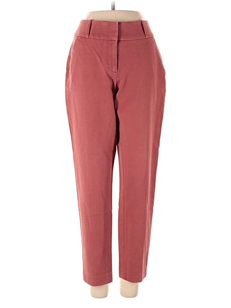 Pre-owned Ann Taylor Loft Casual Pants In Burgundy