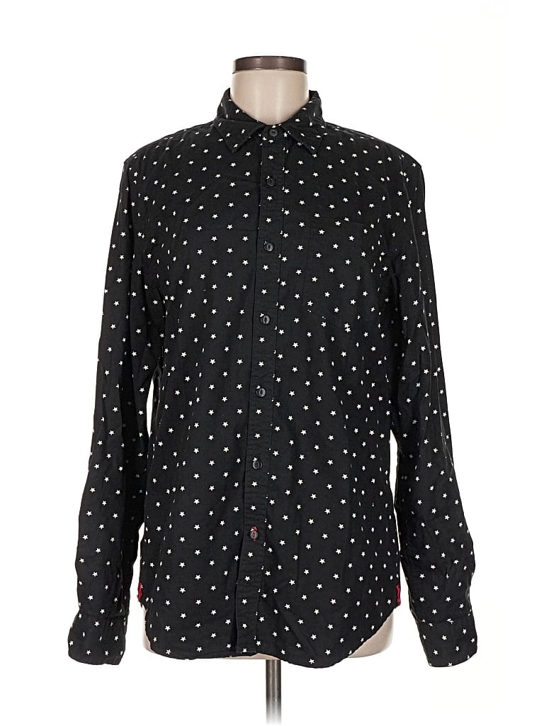 Pre-owned On The Road ... Long Sleeve Button Down Shirt In Black