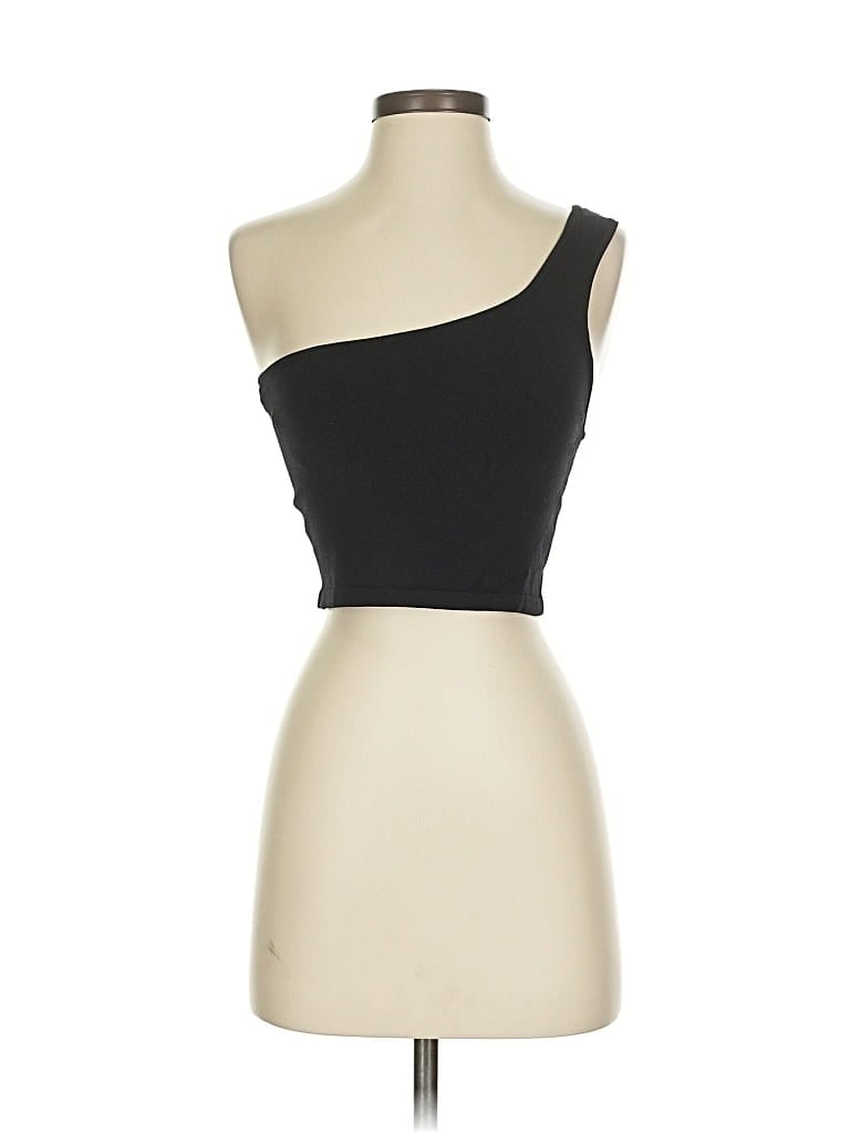 Pre-owned Babaton Sleeveless Blouse In Black