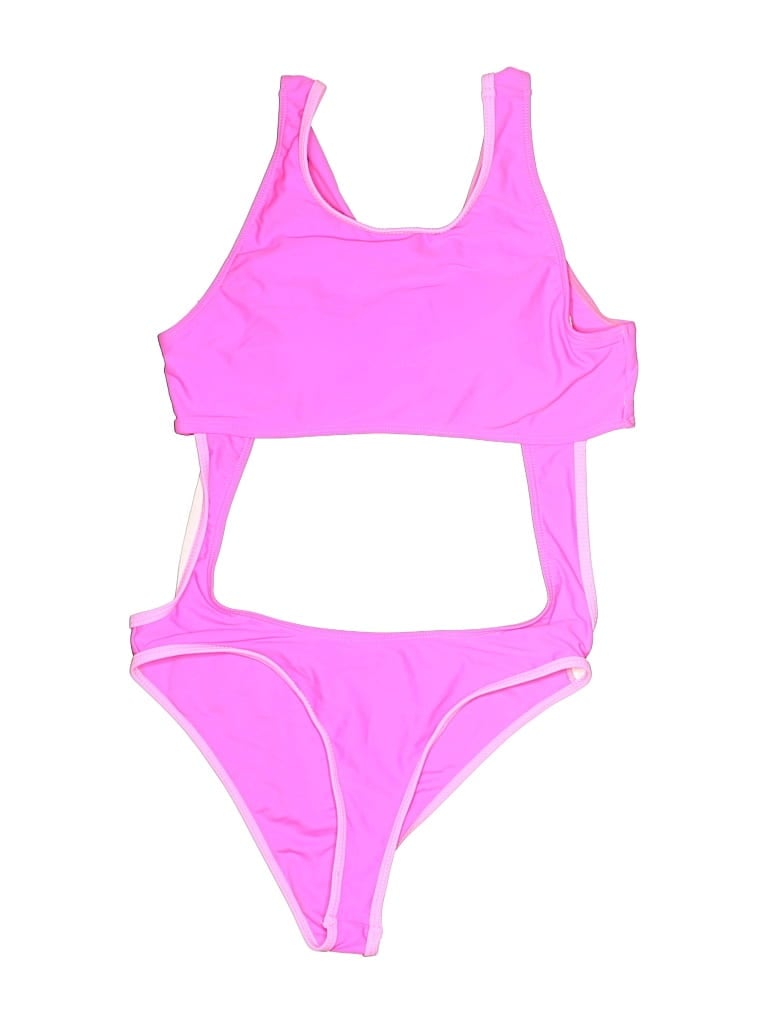 UNBRANDED Pre-owned One Piece Swimsuit In Pink