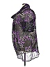 Lane Bryant 100% Polyester Animal Print Purple Short Sleeve Blouse Size 22 - 24 Plus - photo 5