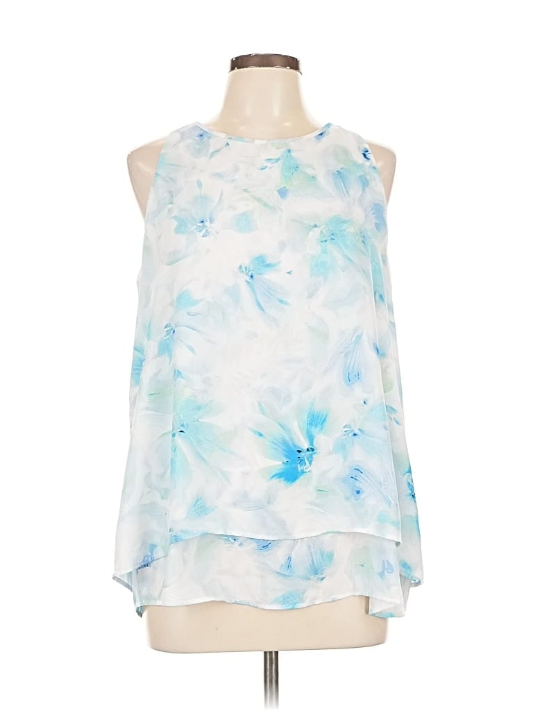 ZAC & RACHEL Pre-owned Sleeveless Blouse In Blue