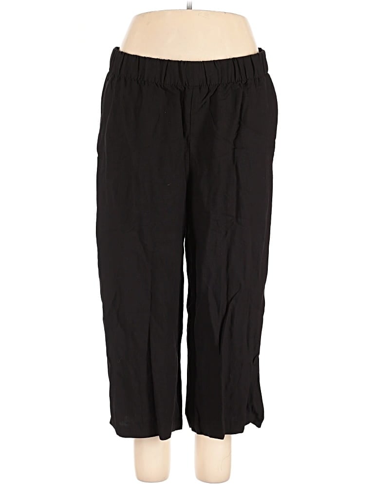 Pre-owned H&m Casual Pants In Black
