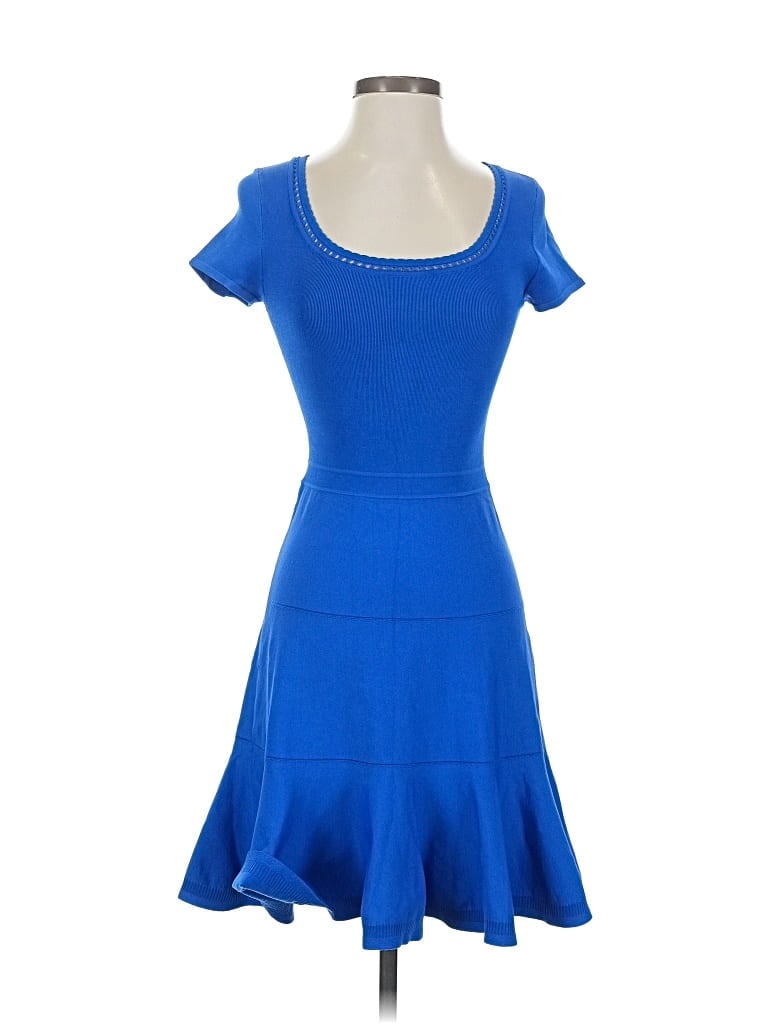 Pre-owned Diane Von Furstenberg Cocktail Dress In Blue